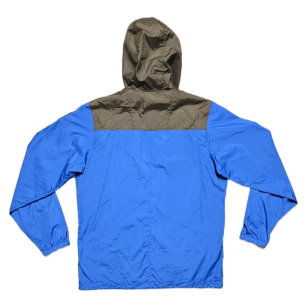 Rare Columbia Grand Canyon Patch Hooded Zip Up‎ Windbreaker Jacket Mens Size S